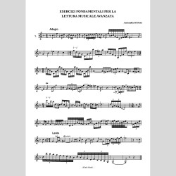 Esercizi Fondamentali per la lettura musicale avanzata, by Antonella Di Poto