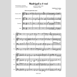 Maddalena Casulana, Madrigali a 4 voci, by Antonella Di Poto