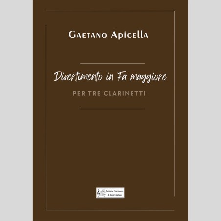 Divertimento in F major, for three clarinet by Gaetano Apicella
