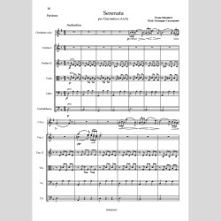 Perle Romantiche for Clarinet and strings by Giuseppe Carannante, "Canto di primavera" e "Serenata"