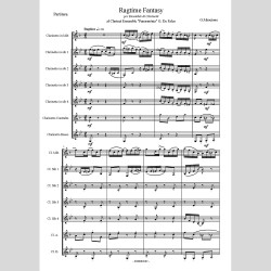 Ragtime Fantasy for Clarinet Ensemble, by Giuseppe Maucione