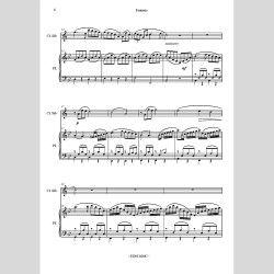 Fantasia, for Clarinet and Piano by Gaetano Apicella and Francesca Apicella