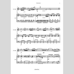Intermezzo, for Clarinet and Piano by Gaetano Apicella and Francesca Apicella