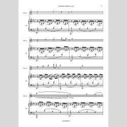 César Franck, Andantino Quietoso op.6, for Sax Alto and Piano by Angelo Fariello