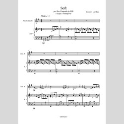 Soft, for Sax and Harp or Piano by Salvatore Marchese