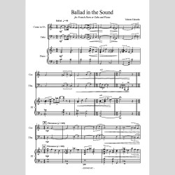 Ballad in the sound, for French Horn or Tuba and Piano by Edoardo Valente