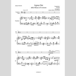 Agnus Dei by J.S.Bach, arr. for Corno o Trombone and Piano by Antonio and Paolo Reda
