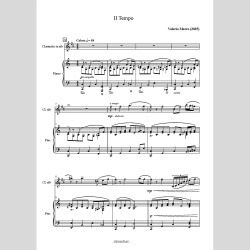 Sonata per Clarinetto e Pianoforte di Valerio Marro