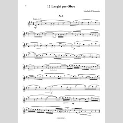12 Larghi per Oboe, di Manfredo D'Alessandro
