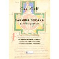 Carl Orff, Carmina Burana for Clarinet Octet by Francopaolo Perreca
